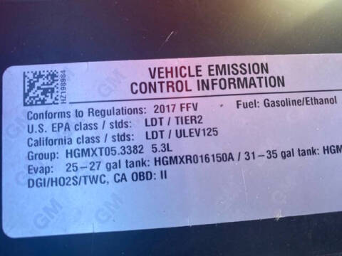 2017 Chevrolet Silverado 1500