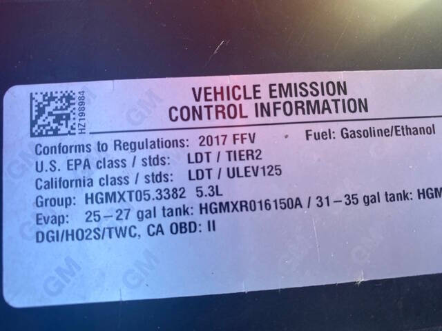 2017 Chevrolet Silverado 1500