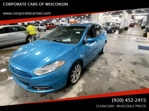 2013 Dodge Dart for sale at CORPORATE CARS OF WISCONSIN - DAVES AUTO SALES OF SHEBOYGAN in Sheboygan WI
