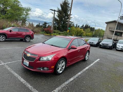 2013 Chevrolet Cruze for sale at KARMA AUTO SALES in Federal Way WA
