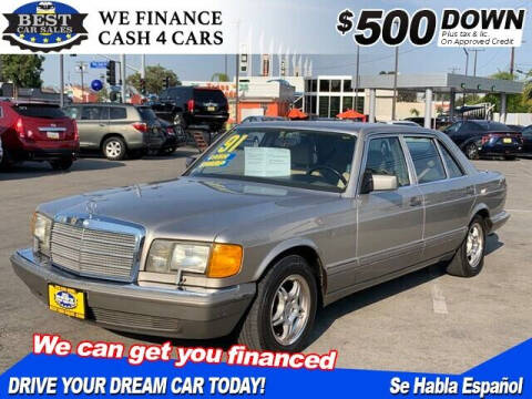 1991 Mercedes-Benz 560-Class for sale at Best Car Sales in South Gate CA
