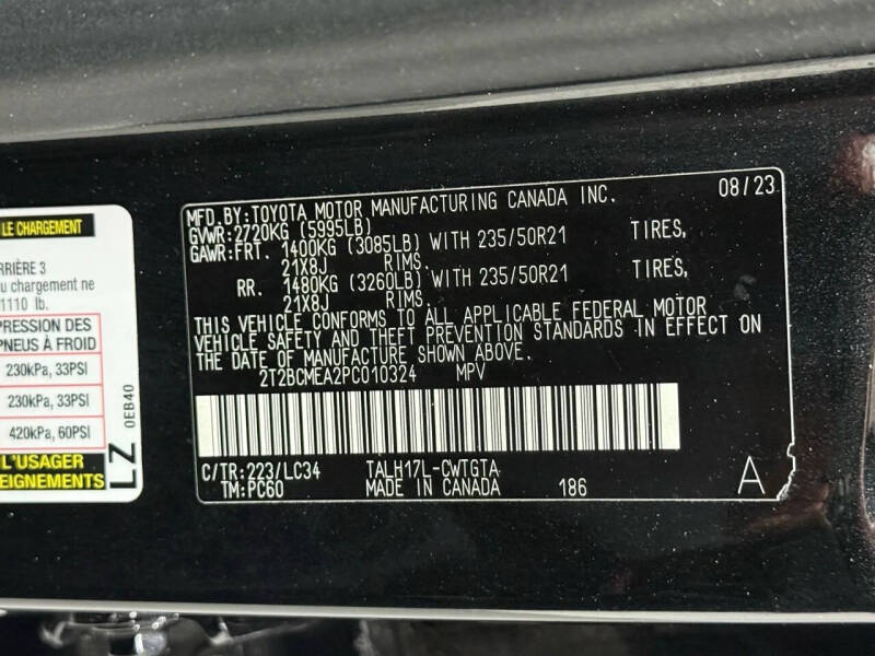 2023 Lexus RX 500h F SPORT Performance