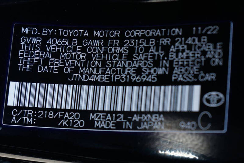 2023 Toyota Corolla Hatchback SE