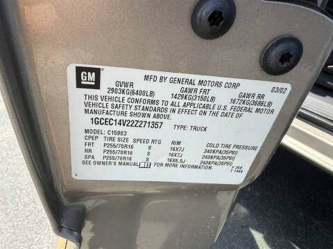 2002 Chevrolet Silverado 1500