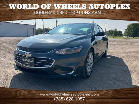 2018 Chevrolet Malibu for sale at World of Wheels Autoplex in Hays KS