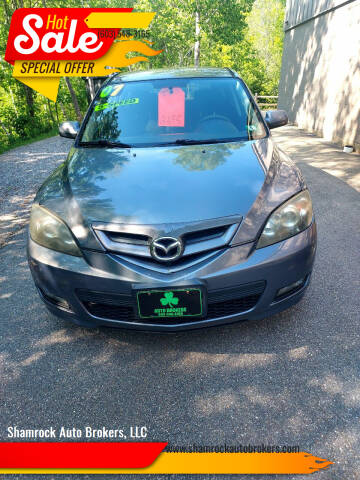 2007 Mazda MAZDA3 for sale at Shamrock Auto Brokers, LLC in Belmont NH