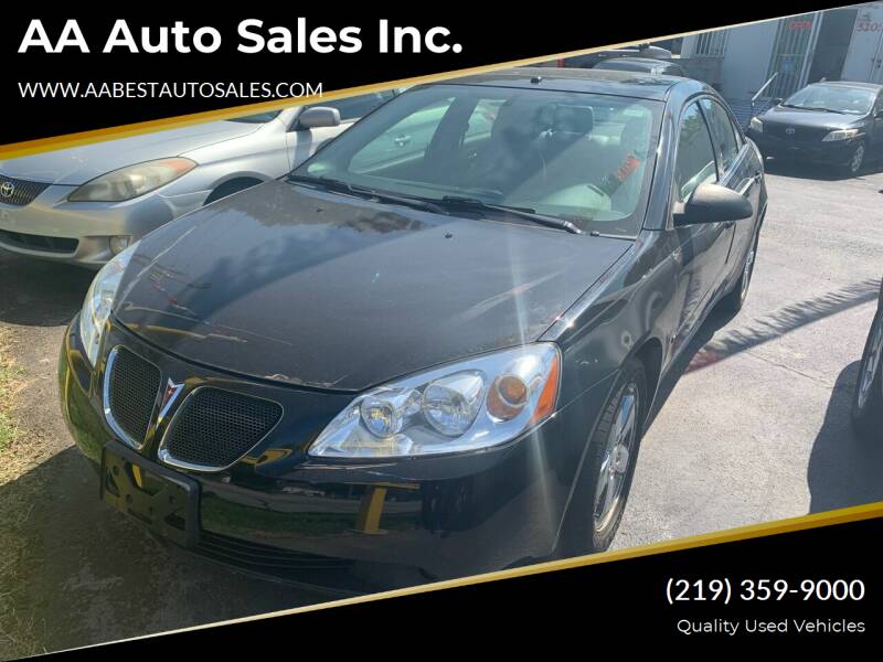 2006 Pontiac G6 for sale at AA Auto Sales Inc. in Gary IN