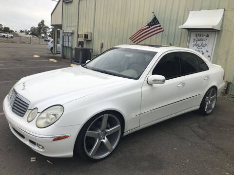 2003 Mercedes-Benz E-Class for sale at Quintero's Auto Sales in Vacaville CA