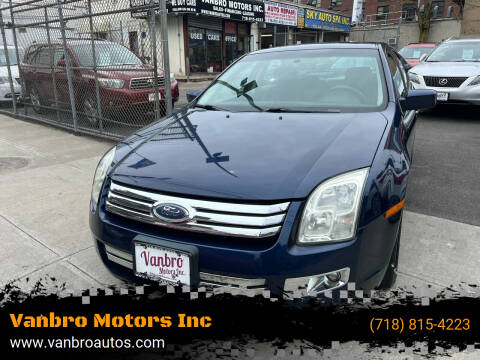 2006 Ford Fusion for sale at Vanbro Motors Inc in Staten Island NY