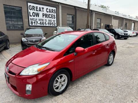 2011 Toyota Prius for sale at BARCLAY MOTOR COMPANY in Arlington TX