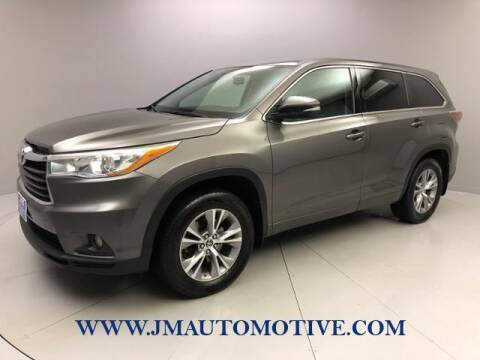 2016 Toyota Highlander for sale at J & M Automotive in Naugatuck CT