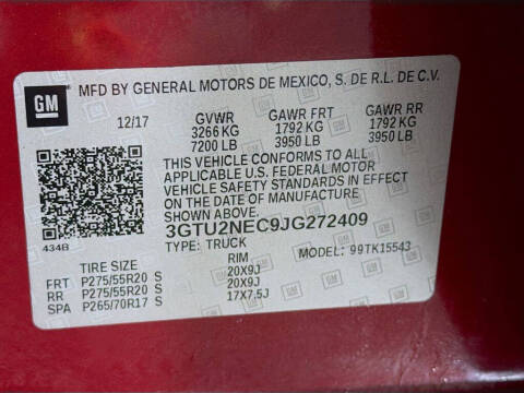 2018 GMC Sierra 1500