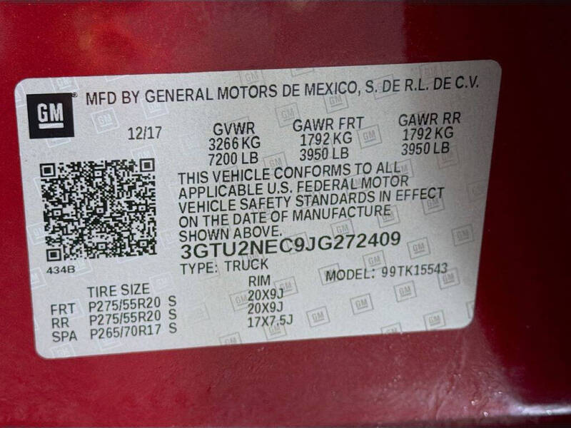 2018 GMC Sierra 1500