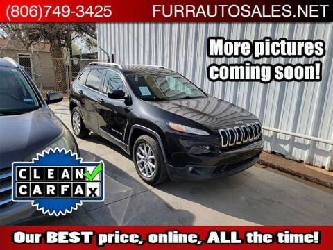 2015 Jeep Cherokee for sale at FURR AUTO SALES in Lubbock TX