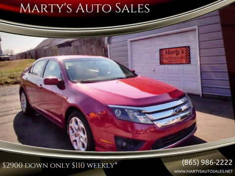 2010 Ford Fusion for sale at Marty's Auto Sales in Lenoir City TN
