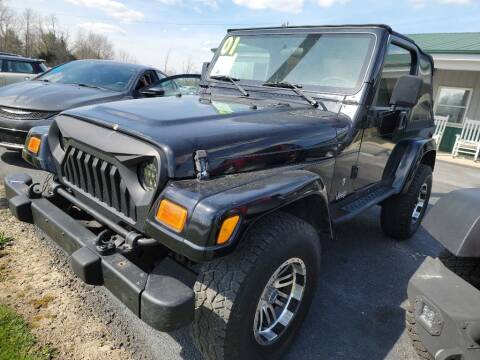 2001 Jeep Wrangler for sale at Pack's Peak Auto in Hillsboro OH