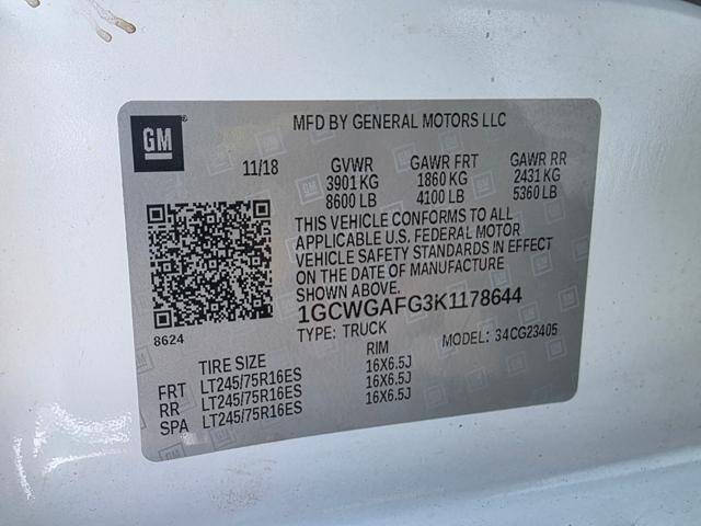 2019 Chevrolet Express 2500