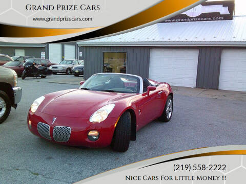 2007 Pontiac Solstice for sale at Grand Prize Cars in Cedar Lake IN