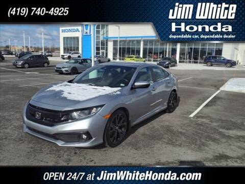 2021 Honda Civic for sale at The Credit Miracle Network Team at Jim White Honda in Maumee OH