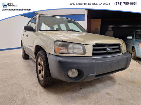 2003 Subaru Forester X