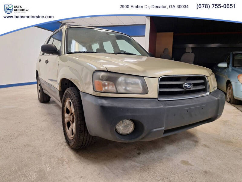 2003 Subaru Forester X