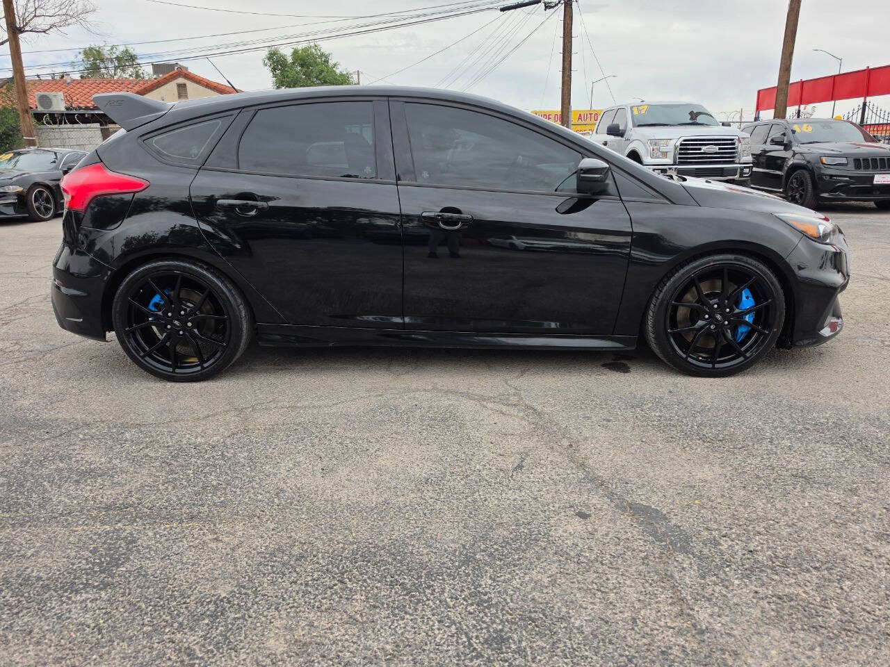 Black 2016 Ford Focus RS AWD RS 4dr Hatchback 2