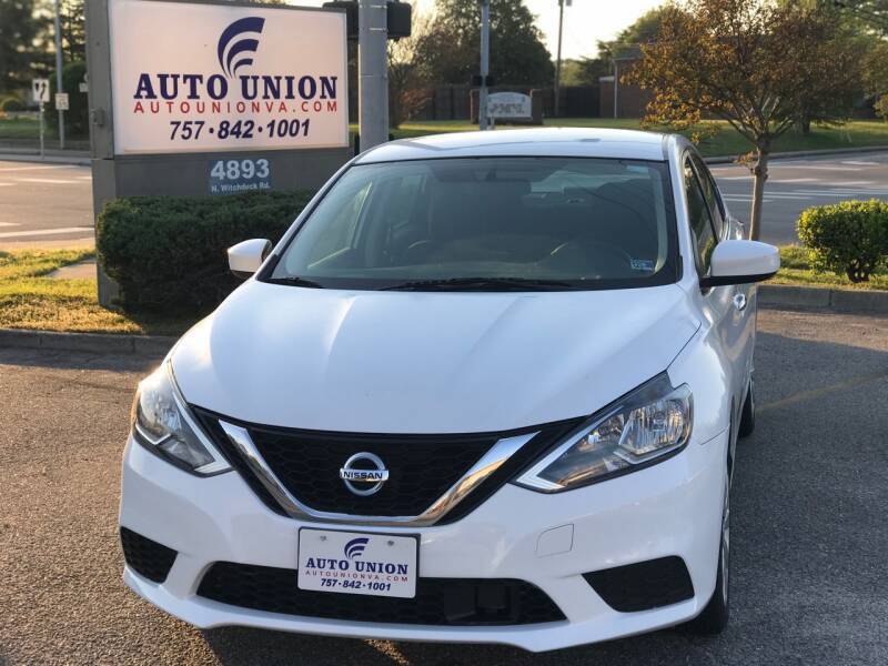 2018 Nissan Sentra for sale at Auto Union LLC in Virginia Beach VA