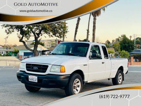 2003 Ford Ranger for sale at Gold AutoMotive in San Diego CA