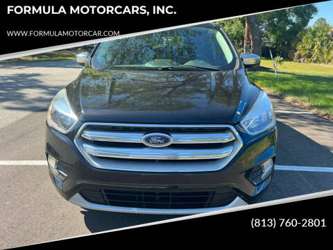 2019 Ford Escape for sale at FORMULA MOTORCARS, INC. in Tampa FL