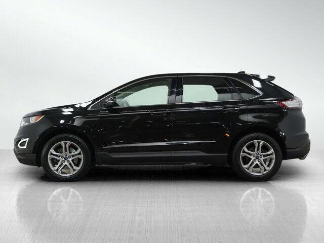 Black 2015 Ford Edge Titanium AWD Titanium 4dr Crossover 2