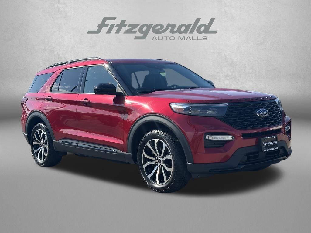 Red 2022 Ford Explorer ST-Line AWD ST-Line 4dr SUV 1