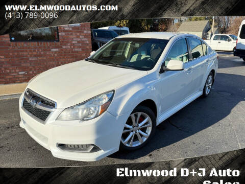 2014 Subaru Legacy for sale at Elmwood D+J Auto Sales in Agawam MA