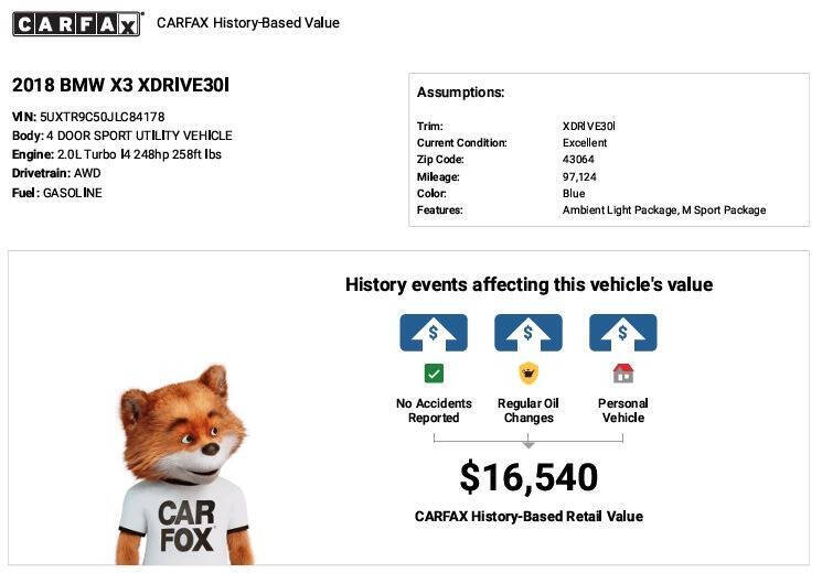 2018 BMW X3 xDrive30i