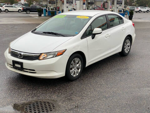 2012 Honda Civic for sale at 1020 Route 109 Auto Sales in Lindenhurst NY