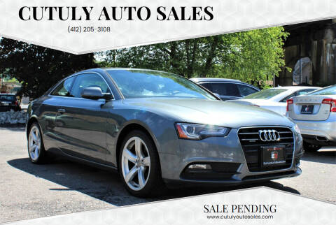 2014 Audi A5 for sale at Cutuly Auto Sales in Pittsburgh PA