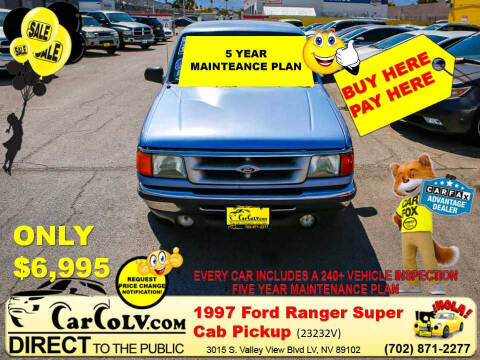 1997 Ford Ranger for sale at The Car Company in Las Vegas NV