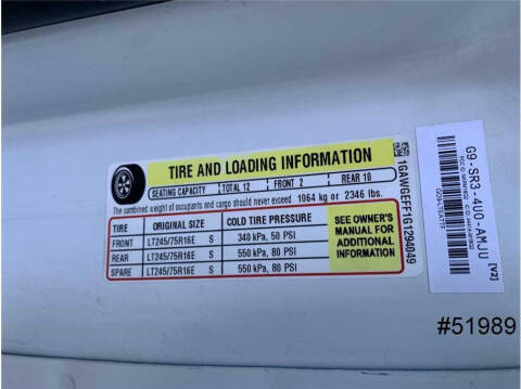 2016 Chevrolet Express LS 2500