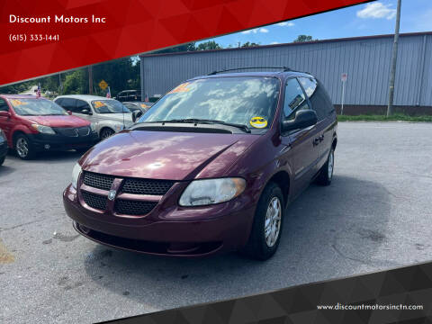 2001 Dodge Caravan for sale at Discount Motors Inc in Nashville TN