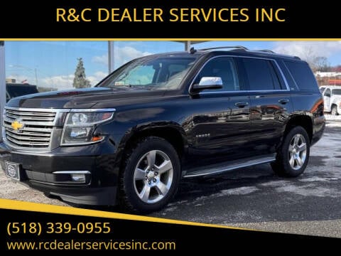 2015 Chevrolet Tahoe for sale at R&C DEALER SERVICES INC in Cohoes NY