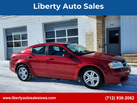 2012 Dodge Avenger for sale at Liberty Auto Sales in Merrill IA