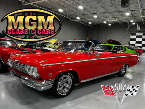 1962 Chevrolet Impala for sale at MGM CLASSIC CARS in Addison IL