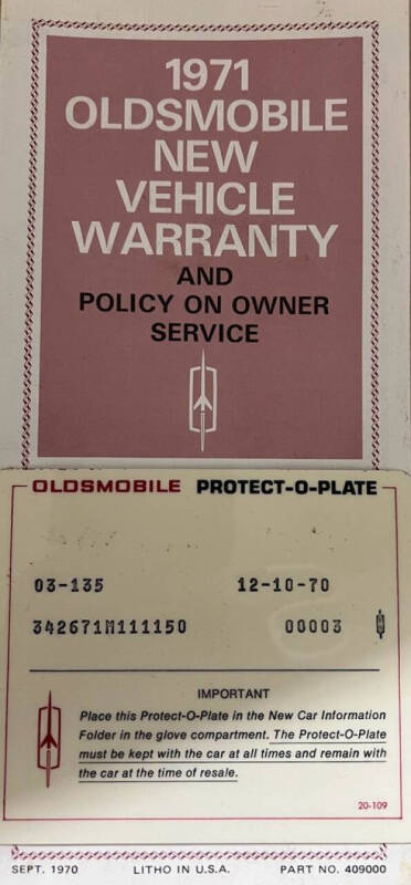 1971 Oldsmobile Cutlass Supreme