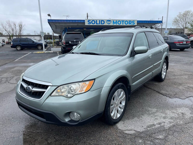 2009 Subaru Outback for sale at SOLID MOTORS LLC in Garland TX