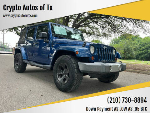 2009 Jeep Wrangler Unlimited for sale at Crypto Autos of Tx in San Antonio TX