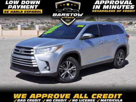 2019 Toyota Highlander for sale at BARSTOW AUTO SALES in Barstow CA