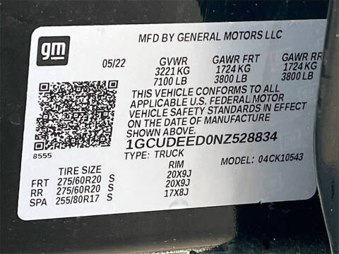 2022 Chevrolet Silverado 1500