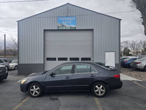 2005 Honda Accord for sale at FEHRINGER AUTO in Pocatello ID