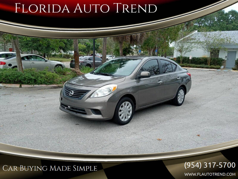 2013 Nissan Versa for sale at Florida Auto Trend in Plantation FL