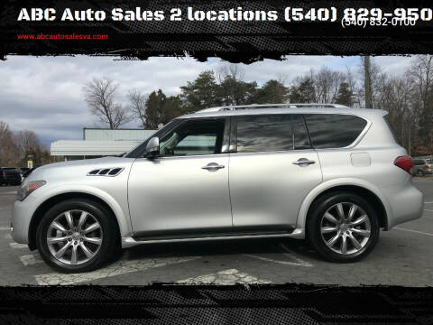 2012 Infiniti QX56 for sale at ABC Auto Sales in Culpeper VA