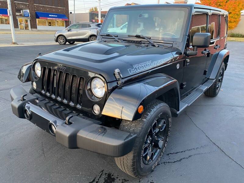 2017 Jeep Wrangler Unlimited for sale at N & J Auto Sales in Warsaw IN